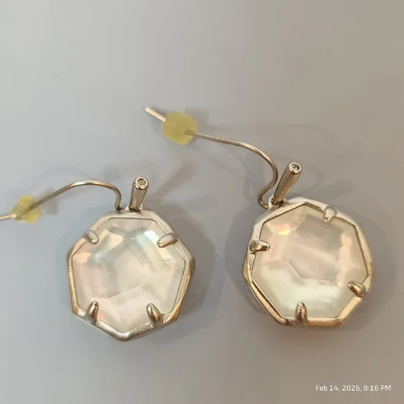 Kendra Scott Necklace 30" Earring Set Long Chain Pendant Drop Earrings - Picture 4 of 4